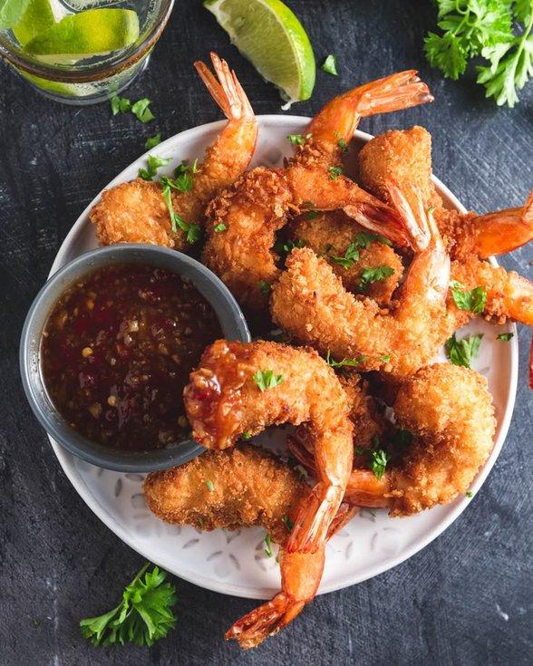 Panko prawns